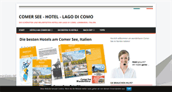 Desktop Screenshot of comersee-hotels.de