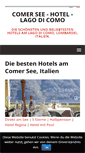 Mobile Screenshot of comersee-hotels.de